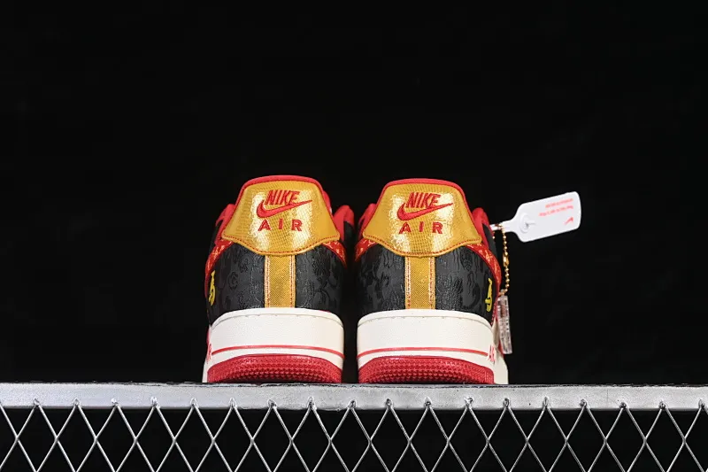 All categories Nk Air Force 1 Air Force series Nk Air Force 1 Low Air Force low-top Nike Air Force 1'07 Low Year of the Horse limited edition black and red Chinese style Air Force 1 low-top casual sneakers DF0188-133